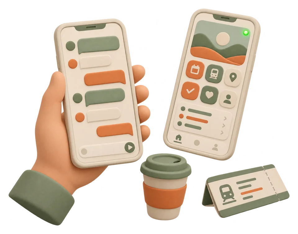 Build anywhere. Even from your phone.